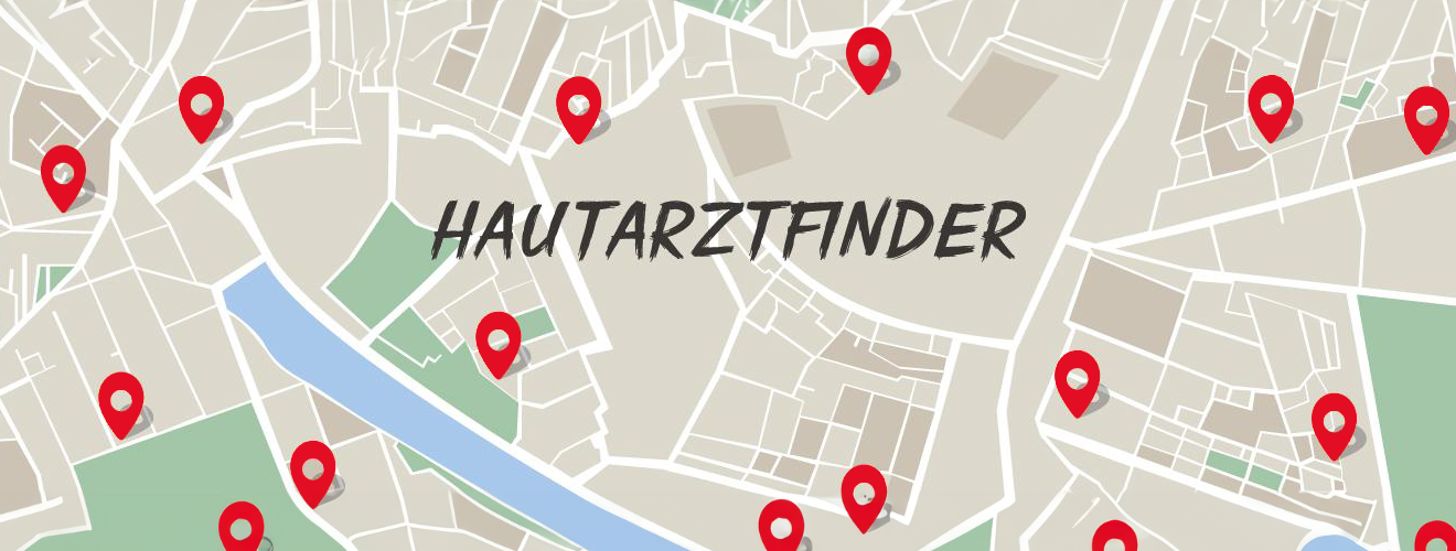 Kartenausschnitt Hautarztfinder