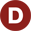 Circle with the letter D icon.