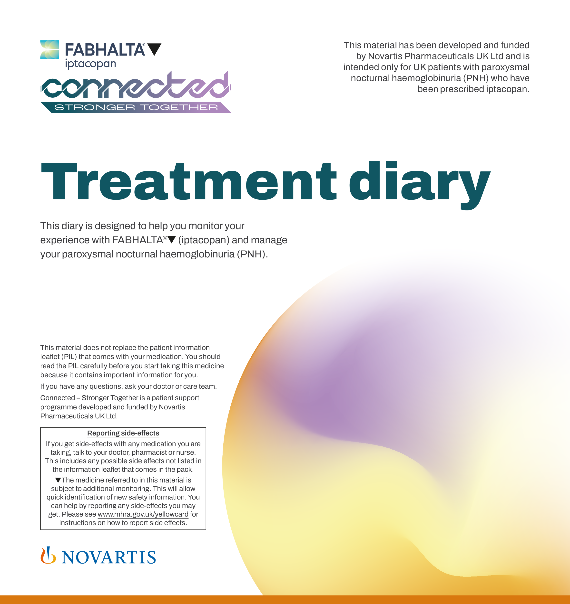 Preview image. Treatment diary.