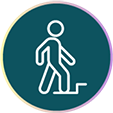 Icon of a person exercising.